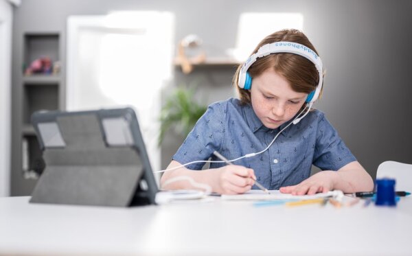 L-BP-SCHOOLP-BLUE | BuddyPhones Kopfhörer für Kinder| Homeschooling| Blau | BP-SCHOOLP-BLUE | Audio, Video & Hifi