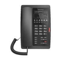 Fanvil Hoteltelefon H3W schwarz - VoIP-Telefon - SIP