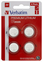 I-49532 | Verbatim CR2025 - Einwegbatterie - CR2025 - Lithium - 3 V - 4 Stück(e) - Silber | 49532 | Zubehör