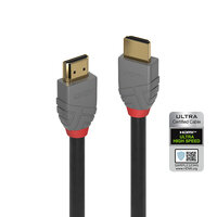 P-36952 | Lindy HDMI Kabel Ultra High Speed 1m Anthra Line - Kabel - Digital/Display/Video | 36952 | Zubehör