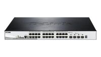 D-Link DGS-1510-28XMP - Managed - L2/L3 - Gigabit Ethernet (10/100/1000) - Vollduplex - Power over Ethernet (PoE) - Rack-Einbau