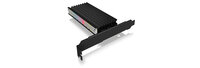 ICY BOX IB-PCI224M2-ARGB - PCIe - M.2 - PCIe 4.0 - Schwarz - Passiv - China
