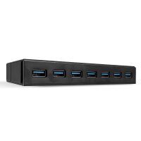 P-43228 | Lindy USB 3.1 Hub 7 Port with Charging Function...