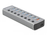 P-63264 | Delock 63264 - USB 3.2 Gen 1 (3.1 Gen 1) Type-B - USB 3.2 Gen 1 (3.1 Gen 1) Type-A - Grau - 0,8 m - 46 mm - 144 mm | 63264 | Netzwerktechnik