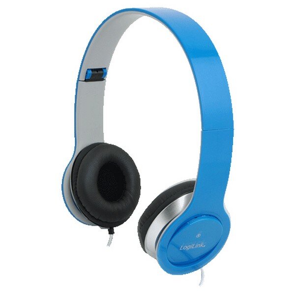 Y-HS0031 | LogiLink HS0031 - Kopfhörer - Kopfband - Anrufe & Musik - Blau - Binaural - 1,2 m | HS0031 | Audio, Video & Hifi