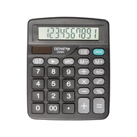 P-12632 | Genie 220 MD - Desktop - Einfacher Taschenrechner - 10 Ziffern - Display klappbar - Batterie/Solar - Schwarz | 12632 | Büroartikel