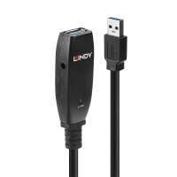 P-43322 | Lindy 43322 - 15 m - USB A - USB A - USB 3.2 Gen 1 (3.1 Gen 1) - 5000 Mbit/s - Schwarz | Herst. Nr. 43322 | Kabel / Adapter | EAN: 4002888433228 |Gratisversand | Versandkostenfrei in Österrreich