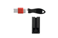 Kensington USB Port Lock with Cable Guard - Square -...