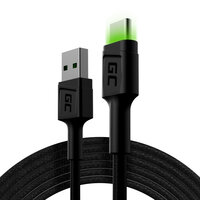 A-KABGC13 | Green Cell KABGC13 - 2 m - USB A - USB C - USB 2.0 - 480 Mbit/s - Schwarz | KABGC13 | Zubehör