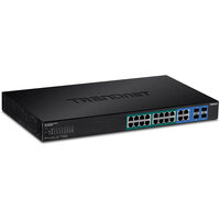 P-TPE-1620WSF | TRENDnet TPE-1620WSF - Managed - L2/L3 - Gigabit Ethernet (10/100/1000) - Power over Ethernet (PoE) - Rack-Einbau - 1U | TPE-1620WSF | Netzwerktechnik