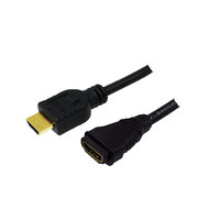 LogiLink HDMI - HDMI - 1.0m - 1 m - HDMI Typ A (Standard) - HDMI Typ A (Standard) - 4120 x 2160 Pixel - 8,16 Gbit/s - Schwarz