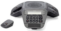 Auerswald COMfortel C-400 - IP-Konferenztelefon - Großer Raum - Schwarz - LCD - 158 x 57 Pixel - G.711Mu - G.722 - G.726 - G.729