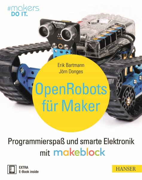 L-HV-ORFM | Hanser Verlag Open Robots für Maker Makeblock & Buch - 319 Seiten inkl - Buch | HV-ORFM | Verbrauchsmaterial