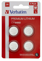 Verbatim CR2032 - Einwegbatterie - CR2032 - Lithium - 3 V - 4 Stück(e) - Silber