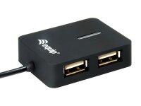P-128952 | Equip USB-Hub USB 2.0 Reise-Hub 4 Port schwarz | Herst. Nr. 128952 | USB-Hubs | EAN: 4015867208458 |Gratisversand | Versandkostenfrei in Österrreich