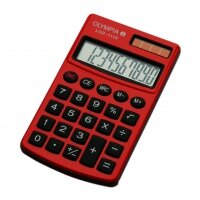 P-941901002 | Olympia LCD 1110 - Tasche - Einfacher Taschenrechner - 10 Ziffern - 1 Zeilen - Rot | 941901002 | Büroartikel