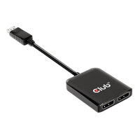 Club 3D DP 1.4 TO 1 DISPLAYPORT and 1 HDMI SUPPORTS UP TO 2*4K60HZ - USB POWERED - Digital/Daten