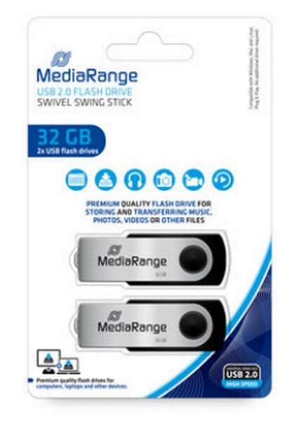 Y-MR911-2 | MEDIARANGE USB Stick 32GB 1x2 | MR911-2 | Verbrauchsmaterial