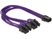 P-83704 | Delock Netzteil - 8-poliger PCIe Power (6+2) (M) bis 6-poliges PCIe Power (W) - 30 cm | 83704 | Zubehör