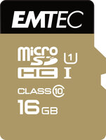 EMTEC Gold+ - Flash-Speicherkarte ( SD-Adapter inbegriffen ) - 16 GB