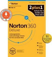 Symantec Norton 360 Deluxe - 25 GB Cloud-Speicher - 3 Devices 1 Year - Software - Software - Firewall/Security