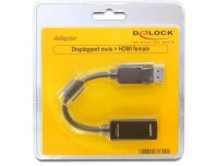 A-61849 | Delock Adapter Displayport male > HDMI female - Video- / Audio-Adapter - DisplayPort / HDMI | Herst. Nr. 61849 | Kabel / Adapter | EAN: 4043619618491 |Gratisversand | Versandkostenfrei in Österrreich
