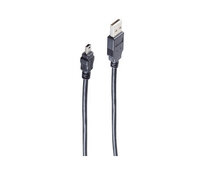A-77162 | ShiverPeaks USB A/B 2m - 2 m - USB A - Mini-USB B - 2.0 - Männlich/Männlich - Schwarz | 77162 | Zubehör