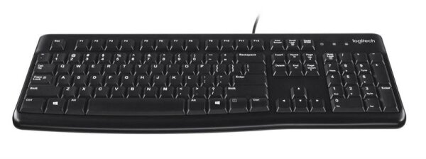 A-920-002479 | Logitech Keyboard K120 for Business - Volle Größe (100%) - Kabelgebunden - USB - QWERTY - Schwarz | 920-002479 | PC Komponenten