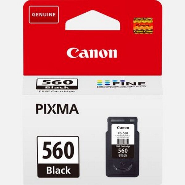 A-3713C001 | Canon PG-560 Tinte Schwarz - Tinte auf Pigmentbasis - 7,5 ml - 180 Seiten - 1 Stück(e) | 3713C001 | Verbrauchsmaterial