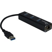 A-88885439 | Inter-Tech ARGUS IT-310 - USB 3.2 Gen 1 (3.1 Gen 1) Type-A - RJ-45 - USB 3.2 Gen 1 (3.1 Gen 1) Type-A - 1000 Mbit/s - Schwarz - Aluminium - Gigabit Ethernet | 88885439 | PC Komponenten