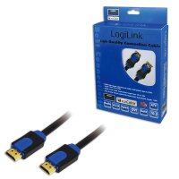 A-CHB1105 | LogiLink CHB1105 - 5 m - HDMI Typ A (Standard) - HDMI Typ A (Standard) - 10,2 Gbit/s - Schwarz - Blau | Herst. Nr. CHB1105 | Kabel / Adapter | EAN: 4260113572962 |Gratisversand | Versandkostenfrei in Österrreich