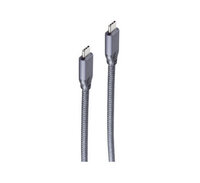 A-13-47030 | ShiverPeaks USB Type-C 3.2 Gen 2x2 Kabel grau - Länge 2.0 m 13-47030 - Kabel - Digital/Daten | 13-47030 | Zubehör