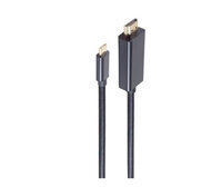 A-10-56025 | ShiverPeaks BS10-56025 - 1 m - HDMI Typ A (Standard) - HDMI Type C (Mini) - Schwarz | 10-56025 | Zubehör