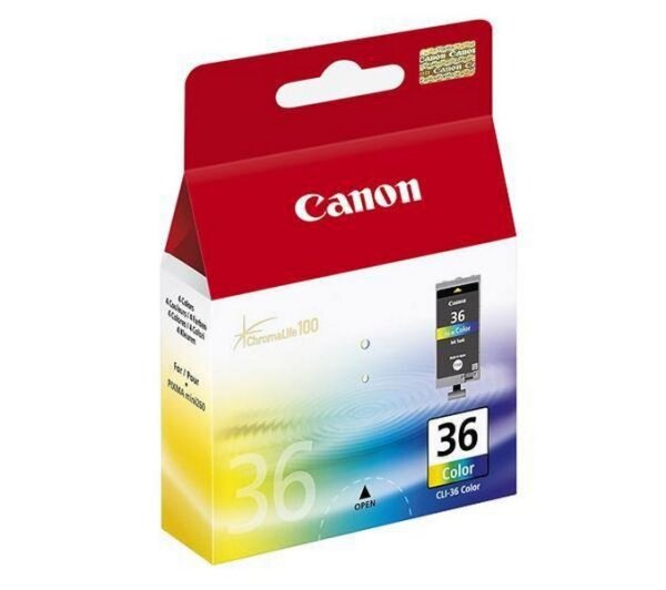 A-1511B001 | Canon CLI-36 C/M/Y Farbtinte - Standardertrag - Tinte auf Pigmentbasis - 1 Stück(e) | 1511B001 | Verbrauchsmaterial