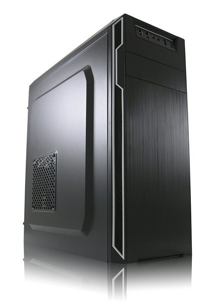 Y-LC-7038B-ON | LC-Power 7038B - Midi Tower - PC - Schwarz - ATX - micro ATX - Mini-ITX - Metall - 14,5 cm | LC-7038B-ON | PC Komponenten