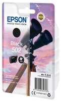 Y-C13T02V14010 | Epson Singlepack Black 502 Ink - Standardertrag - Tinte auf Pigmentbasis - 4,6 ml - 210 Seiten - 1 Stück(e) | Herst. Nr. C13T02V14010 | Tintenpatronen | EAN: 8715946652726 |Gratisversand | Versandkostenfrei in Österrreich