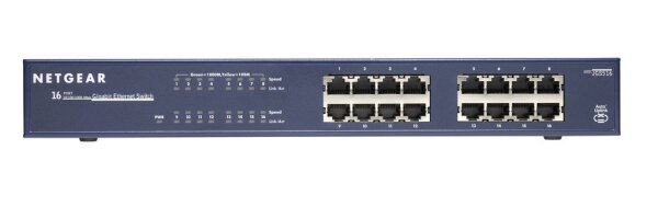 Y-JGS516-200EUS | Netgear JGS516 - Unmanaged - Switch - 1 Gbps - 16-Port 1 HE - Rack-Modul | JGS516-200EUS | Netzwerktechnik