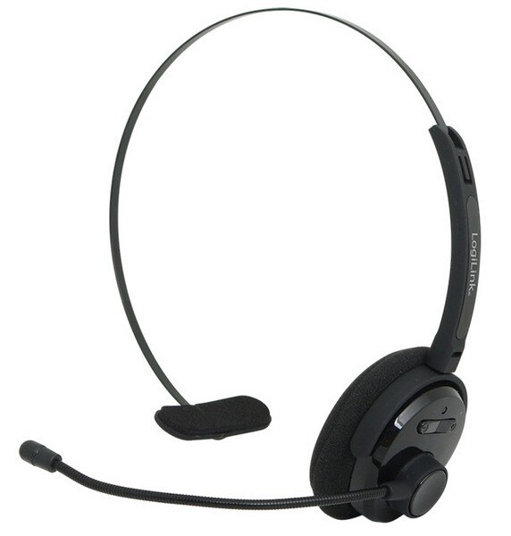 Y-BT0027 | LogiLink BT0027 - Kopfhörer - Kopfband - Büro/Callcenter - Schwarz - Monophon - Kabellos | BT0027 | Audio, Video & Hifi