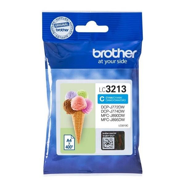 Y-LC3213C | Brother LC-3213C - Original - Cyan - Brother - DCP-J772DW DCP-J774DW MCF-J890DW MCF-J895DW - Tintenstrahldrucker - Hohe (XL-) Ausbeute | LC3213C | Verbrauchsmaterial