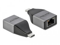 P-64118 | Delock 64118 - Kabelgebunden - USB Typ-C - Ethernet - 1000 Mbit/s - Grau | 64118 | Zubehör