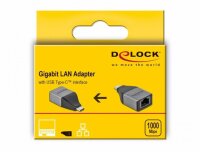P-64118 | Delock 64118 - Kabelgebunden - USB Typ-C - Ethernet - 1000 Mbit/s - Grau | Herst. Nr. 64118 | Kabel / Adapter | EAN: 4043619641185 |Gratisversand | Versandkostenfrei in Österrreich