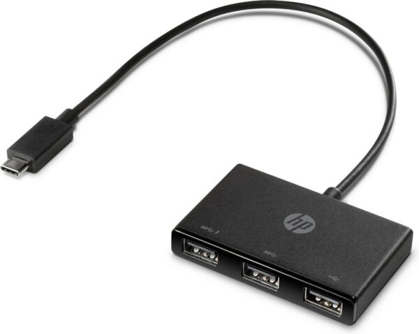 P-Z6A00AA | HP USB-C-zu-USB-A-Hub - USB 3.2 Gen 1 (3.1 Gen 1) Type-C - USB 3.2 Gen 1 (3.1 Gen 1) Type-A - Schwarz - HP ZBook Studio G4 MWS HP ZBook 15 G4 HP ZBook 17 G4 HP ZBook 15u G4 HP ProBook x360 11 G1 EE HP... - Haus - 36,5 g | Z6A00AA | Zubehör