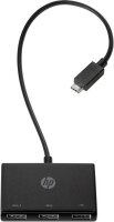 P-Z6A00AA | HP USB-C-zu-USB-A-Hub - USB 3.2 Gen 1 (3.1 Gen 1) Type-C - USB 3.2 Gen 1 (3.1 Gen 1) Type-A - Schwarz - HP ZBook Studio G4 MWS HP ZBook 15 G4 HP ZBook 17 G4 HP ZBook 15u G4 HP ProBook x360 11 G1 EE HP... - Haus - 36,5 g | Z6A00AA | Zubehör