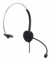 Manhattan Mono USB-Headset - Ohraufliegendes Design (On-Ear) - Ohrmuschel einseitig - kabelgebunden - USB-A-Stecker - integrierte Lautstärkeregelung - verstellbares Mikrofon - schwarz - Kopfhörer - Kopfband - Büro/Callcenter - Schwarz - Monophon - Knopf