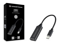 P-ABBY03B | Conceptronic ABBY USB-C-zu-HDMI-Adapter - HDMI Typ A (Standard) - USB Typ-C - Weiblich - Männlich - Gerade - Gerade | Herst. Nr. ABBY03B | Kabel / Adapter | EAN: 4015867226308 |Gratisversand | Versandkostenfrei in Österrreich