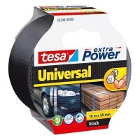 Tesa extra Power Universal - Schwarz - Befestigung -...