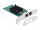 Delock 89021 - Eingebaut - Kabelgebunden - PCI Express - Ethernet - 1000 Mbit/s - Schwarz - Grün - Metallisch