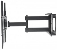 P-461283 | Manhattan Universal TV-Wandhalterung - neig- und schwenkbar - Ein Arm - geeignet für Flachbildschirme und Curved Displays von 37" bis 70"* und bis zu 50 kg - 50 kg - 94 cm (37 Zoll) - 177,8 cm (70 Zoll) - 200 x 200 mm - 600 x 400 mm - Schwarz |