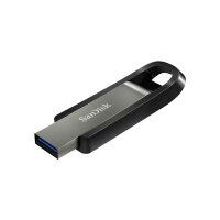SanDisk Extreme Go - 128 GB - USB Typ-A - 3.2 Gen 1 (3.1 Gen 1) - 400 MB/s - Dia - Edelstahl