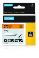 Y-18435 | Dymo IND Vinyletiketten - Schwarz auf orange - Mehrfarbig - Vinyl - -40 - 80 °C - UL 969 - DYMO | 18435 | Verbrauchsmaterial